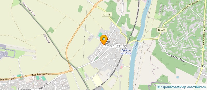 localisation de l'entreprise JM TRANSPORT  BORAN-SUR-OISE