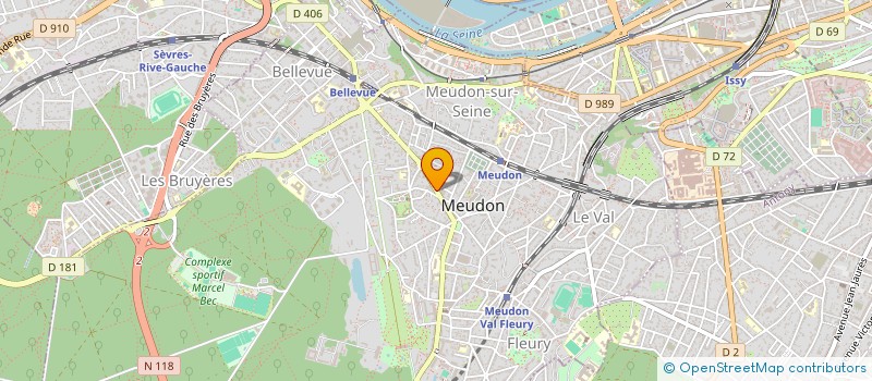 localisation de l'entreprise JM TRICAUD CONSEIL à MEUDON