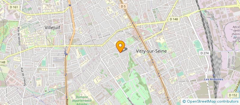 localisation de l'entreprise JM VEYRENC SARL à VITRY-SUR-SEINE