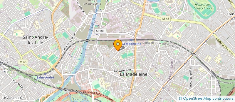 localisation de l'entreprise JM VTC à LA MADELEINE