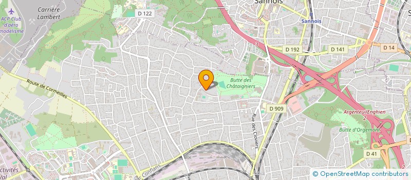 localisation de l'entreprise JM VTC PRESTIGE  ARGENTEUIL