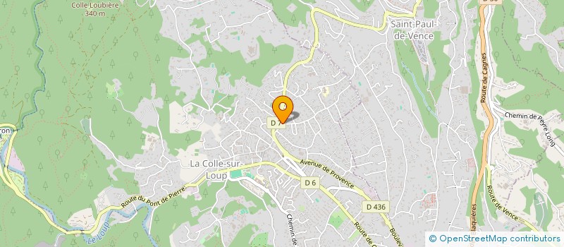 localisation de l'entreprise JM06 DEVELOPPEMENT  LA COLLE-SUR-LOUP