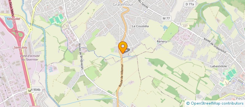 localisation de l'entreprise JM2 TRANSPORT  GRATENTOUR