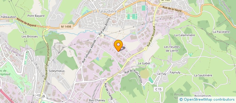 localisation de l'entreprise JM2A IMMOBILIER  LA TALAUDIERE