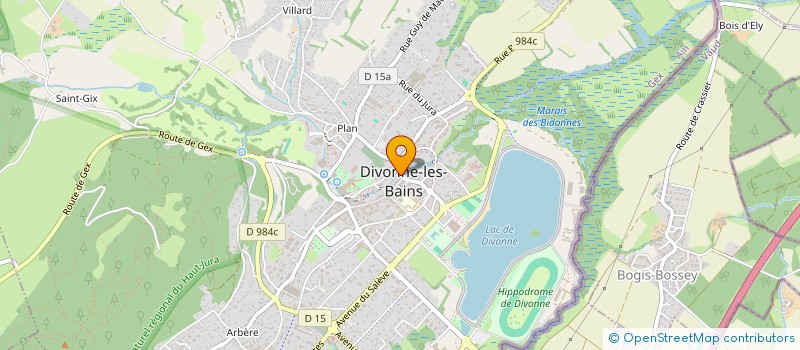 localisation de l'entreprise JM2B IMMOBILIER  DIVONNE-LES-BAINS