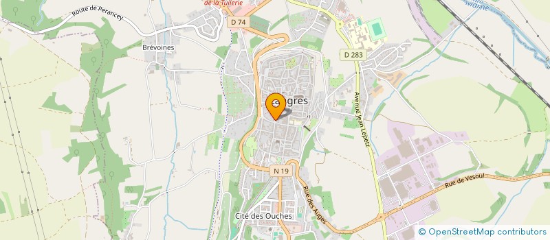 localisation de l'entreprise JM2L à LANGRES