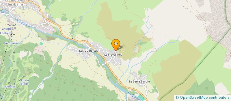 localisation de l'entreprise JM2L à LE MONETIER-LES-BAINS