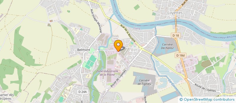 localisation de l'entreprise JM2N  CHAVANOZ