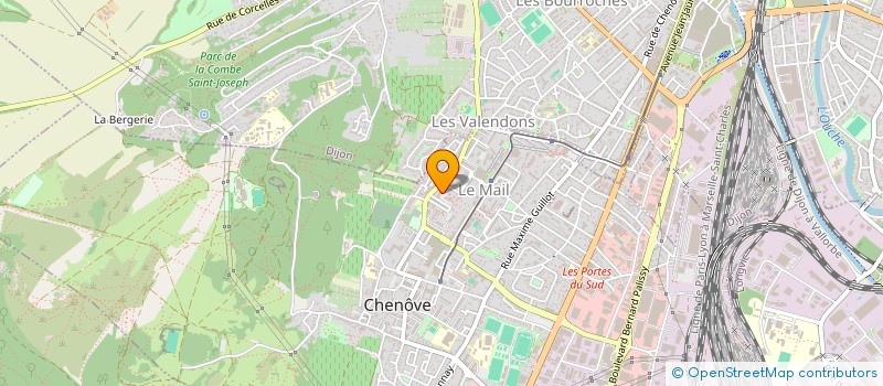 localisation de l'entreprise JM2S à CHENOVE
