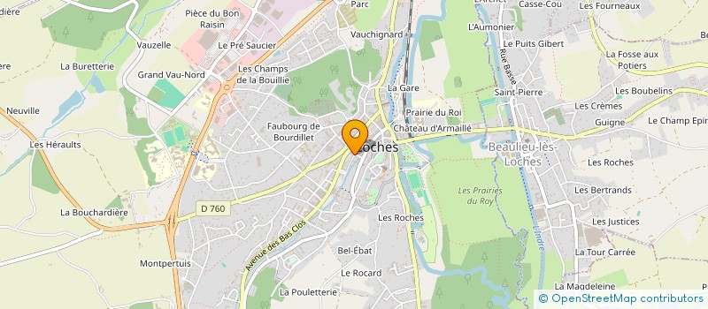 localisation de l'entreprise JM3F  LOCHES