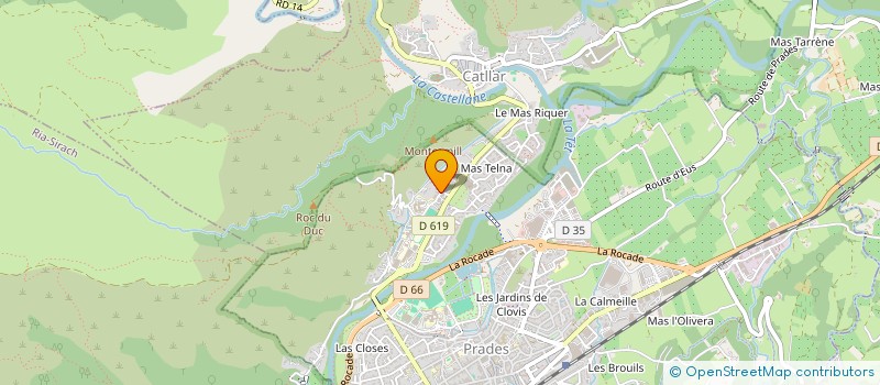 localisation de l'entreprise JM3L  PRADES