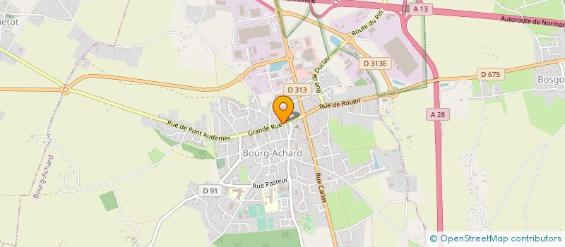 localisation de l'entreprise JMA 27 à BOURG-ACHARD