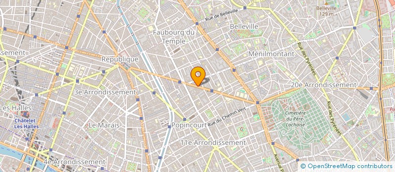 localisation de l'entreprise JMA à PARIS