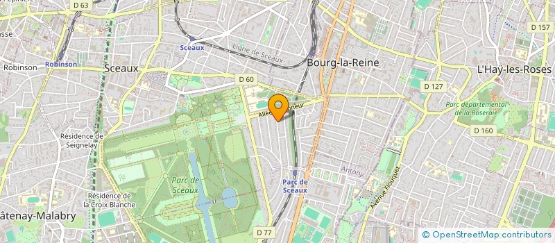 localisation de l'entreprise JMA à SCEAUX