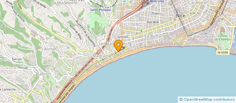 localisation de l'entreprise JMA à NICE