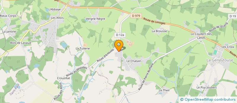 localisation de l'entreprise JMA  LA GENEYTOUSE