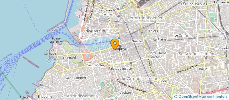 localisation de l'entreprise JMA à MARSEILLE