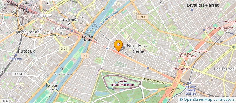 localisation de l'entreprise JMA COSMETIC à NEUILLY-SUR-SEINE