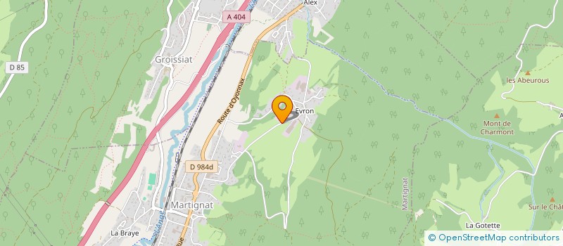 localisation de l'entreprise JMA DISTRIBUTION à MARTIGNAT