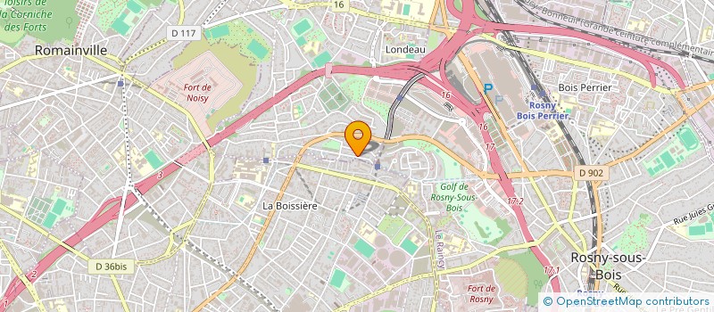 localisation de l'entreprise JMA EXPRESS à NOISY-LE-SEC