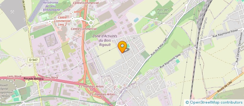 localisation de l'entreprise JMA IMMA CASA  VENDIN-LE-VIEIL