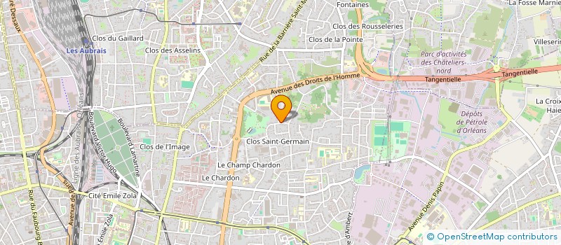 localisation de l'entreprise JMA IMMO à ORLEANS
