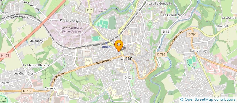 localisation de l'entreprise JMA INVEST  DINAN