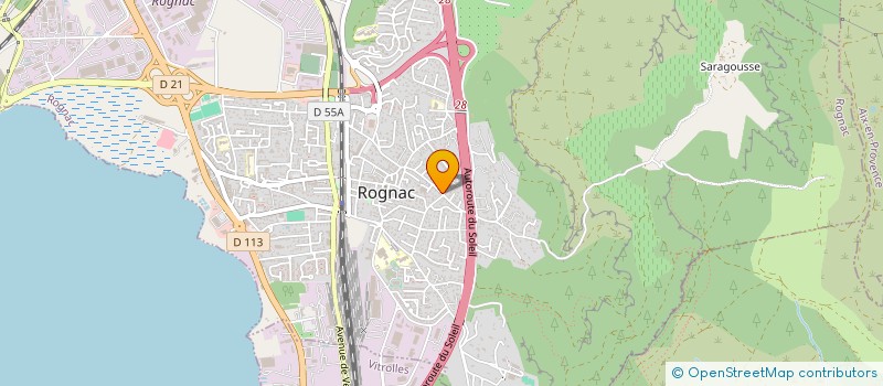 localisation de l'entreprise JMA INVEST  ROGNAC