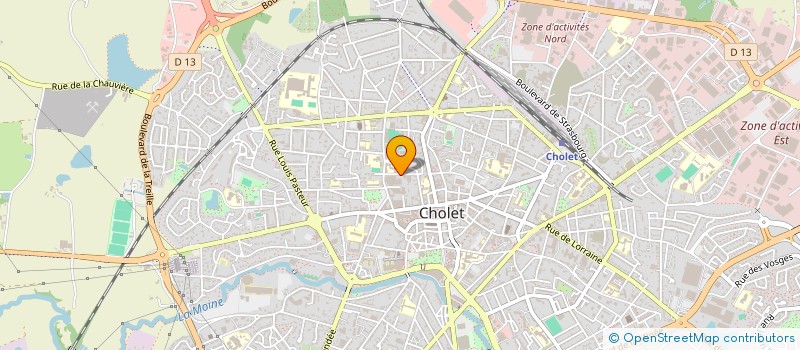 localisation de l'entreprise JMA OCEAN à CHOLET