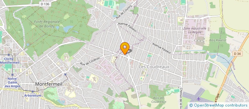 localisation de l'entreprise JMAC.TP à CHELLES