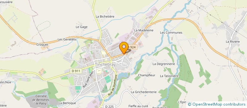 localisation de l'entreprise JMACO à TINCHEBRAY-BOCAGE
