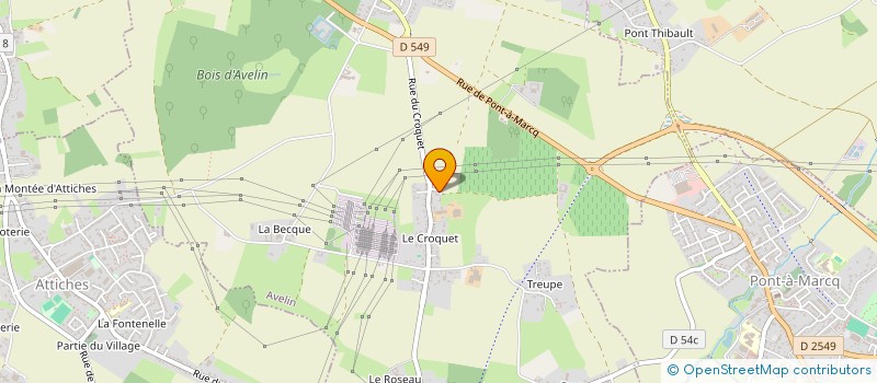 localisation de l'entreprise JMAD HOLDING  AVELIN