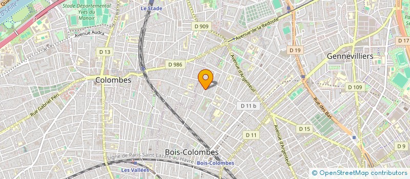 localisation de l'entreprise JMAG'IN à BOIS COLOMBES