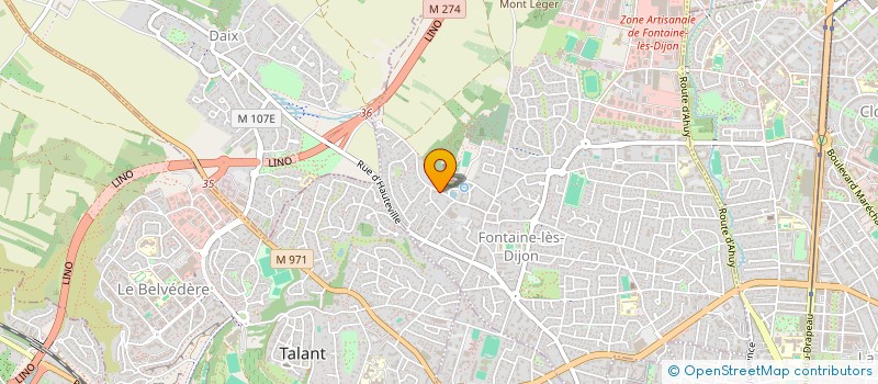 localisation de l'entreprise JMAJNONI  FONTAINE-LES-DIJON