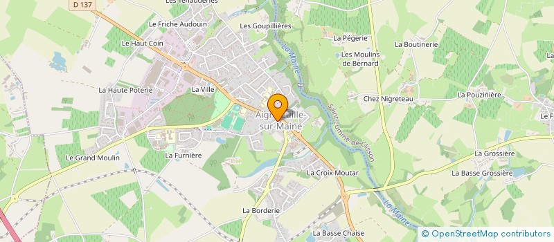 localisation de l'entreprise JMAL  AIGREFEUILLE-SUR-MAINE