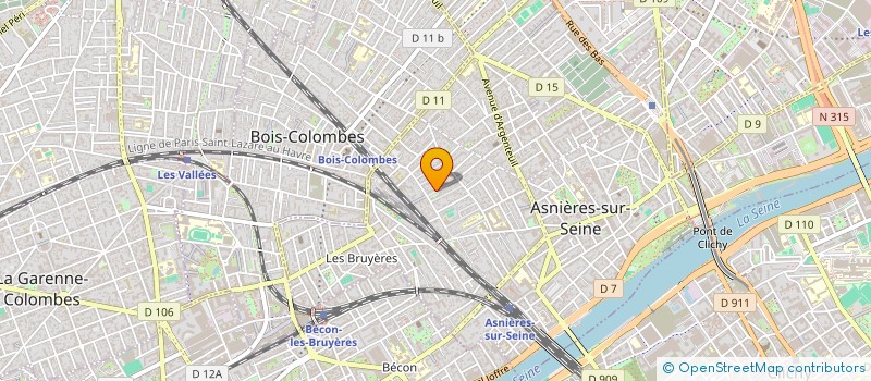 localisation de l'entreprise JMAM à ASNIERES-SUR-SEINE