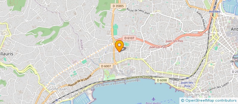 localisation de l'entreprise JMANNA à ANTIBES