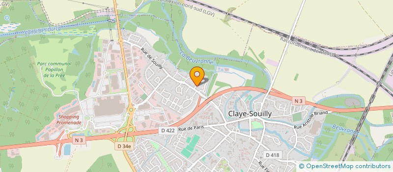 localisation de l'entreprise JMANYC  CLAYE-SOUILLY