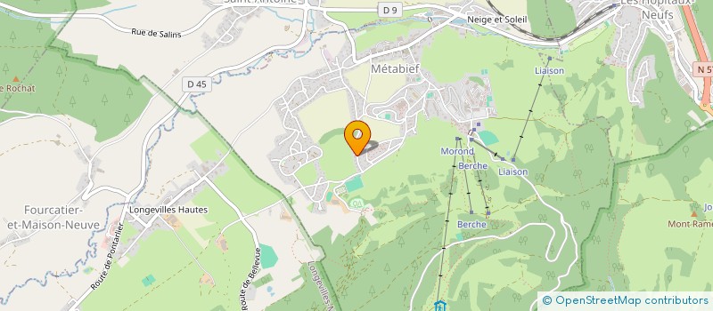 localisation de l'entreprise JMAR  METABIEF