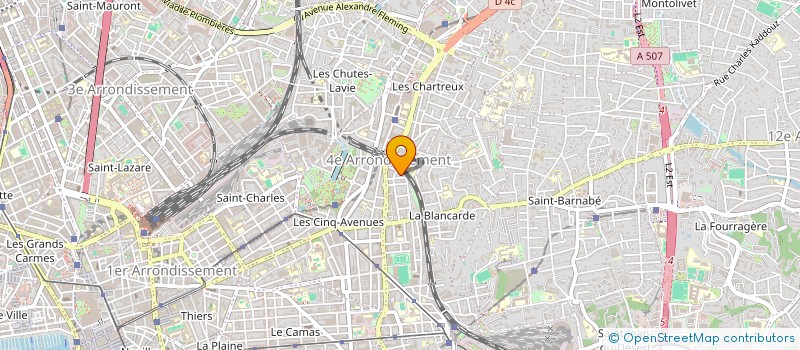 localisation de l'entreprise JMAX PRODUCTION à MARSEILLE