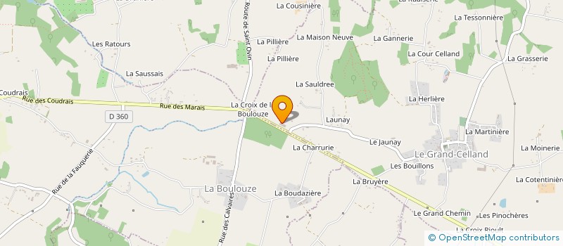 localisation de l'entreprise JMB 2  LE GRAND-CELLAND