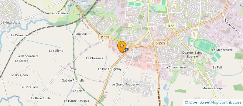 localisation de l'entreprise JMB  VITRE