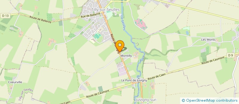localisation de l'entreprise JMB à TILLY-SUR-SEULLES