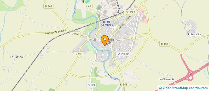 localisation de l'entreprise JMB à ILLIERS-COMBRAY