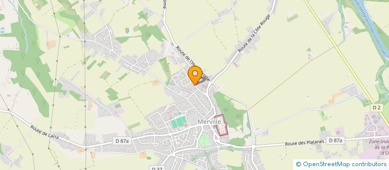 localisation de l'entreprise JMB à MERVILLE