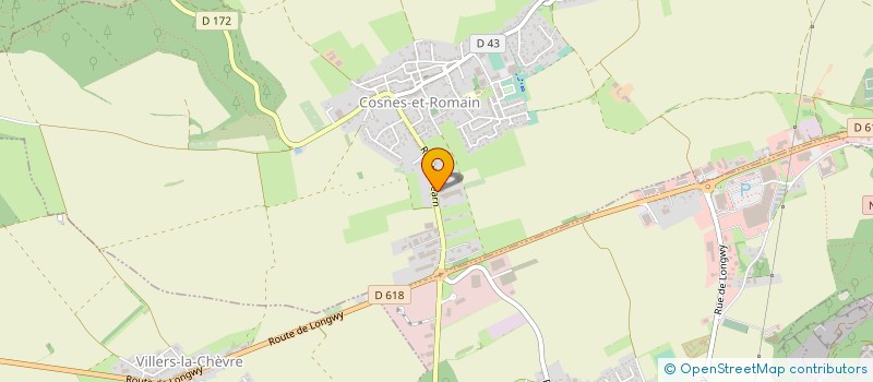 localisation de l'entreprise JMB à ETAIN