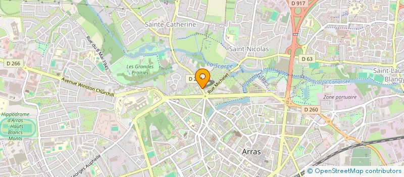localisation de l'entreprise JMB à ARRAS