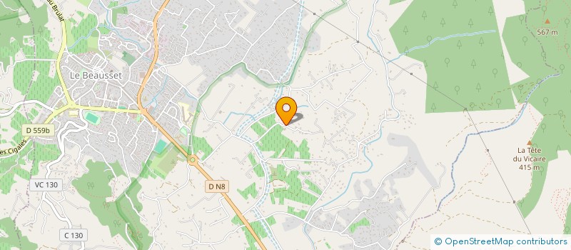 localisation de l'entreprise JMB  LE BEAUSSET