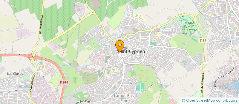 localisation de l'entreprise JMB à SAINT-CYPRIEN