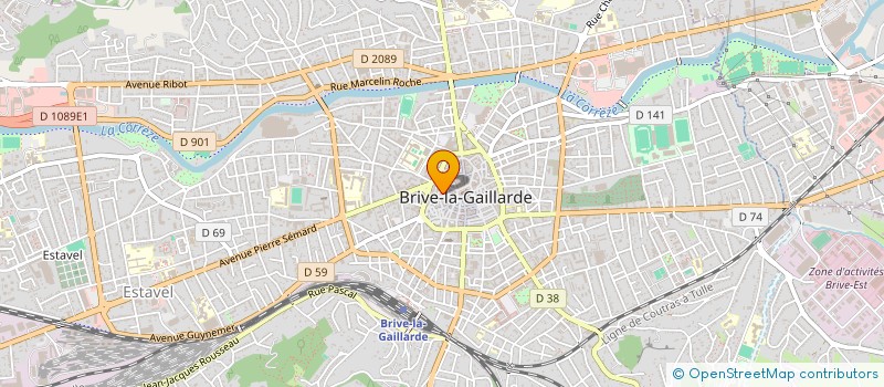 localisation de l'entreprise JMB  BRIVE-LA-GAILLARDE